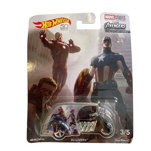 Hot Wheels Marvel Avengers Concept Art Series 3D-Livery Die-Cast Collectible
